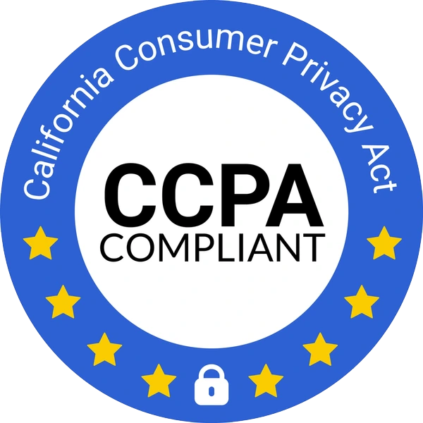 CCPA Compliant badge